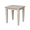 International Concepts Rectangle Java End Table, 24 W, 22 L, 25 in H, Wood, Unfinished OT-60E - alternate 1